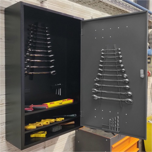 Arm�rio de parede para ferramentas com 2 prateleira - 90009