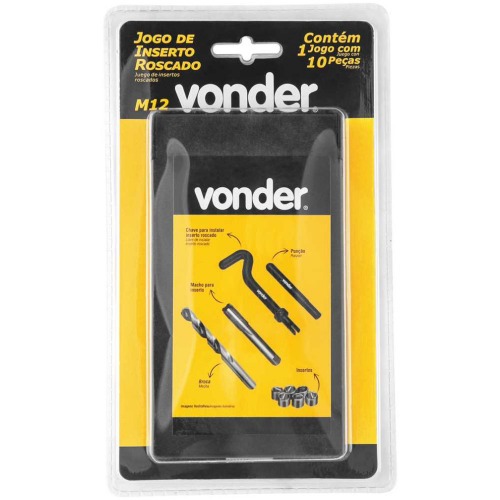 Jogo de inserto roscado - M12 