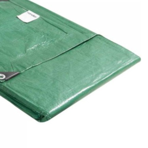 Lona de polietileno verde 5 m x 4 m Lona de polietileno verde 5 m x 4 m