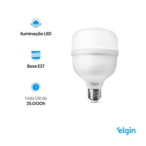 L�mpada led super bulbo 20W 1680 l�mens branca fria - A80  110V/220V