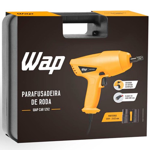 Parafusadeira de Roda 12V com 2 soquetes e maleta - CAR 12V WAP