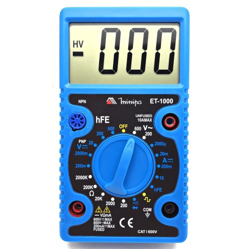 Multímetro digital portátil - ET-1000 Multímetro digital portátil - ET-1000