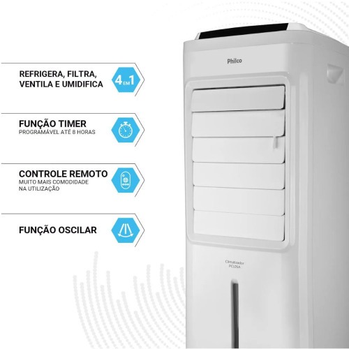 Climatizador de ar port�til 4 em 1 com fun��o timer - PCL05A  220V