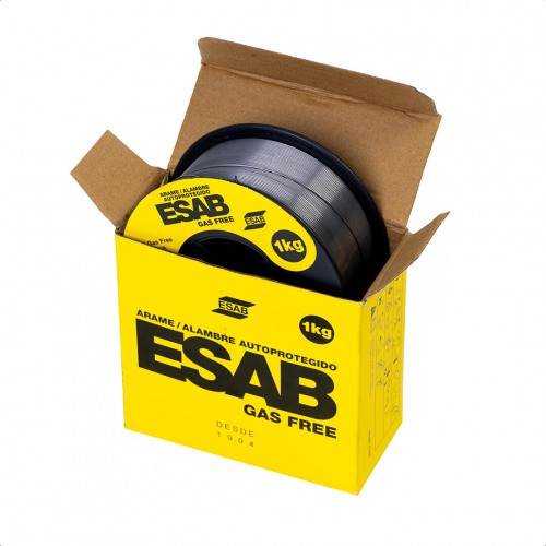 Arame para solda mig 1,0 mm 1 kg uso sem gás - Gas Free Arame para solda mig 1,0 mm 1 kg uso sem gás - Gas Free