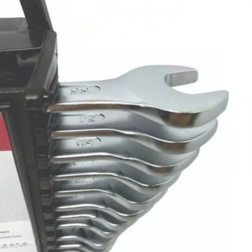 Jogo de chave combinada 6 a 22 mm a�o cromo van�dio 17 pe�as - R09105017