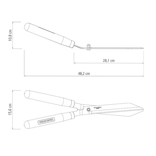 Tesoura para cerca viva 12