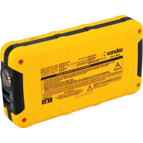 Auxiliar de partida port�til 600A 12 volts - APV 13000 