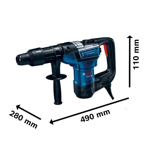 Martelo Perfurador Rompedor 1.100W 8,5 joules SDS Max com maleta - GBH5-40D  220V