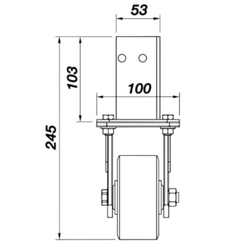 Jogo de rod�zios para bancada 4