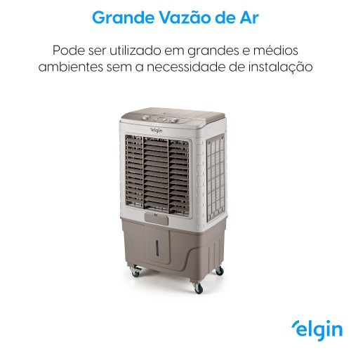 Climatizador de ar evaporativo port�til 177 Watts 65L 60m� - Big Air  110V