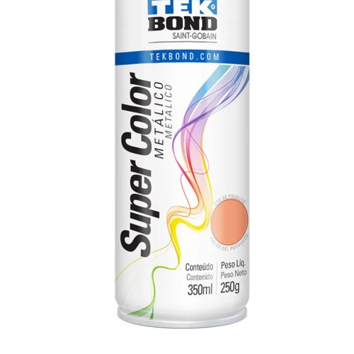 Tinta spray rose Gold 350 ml - Super Color Met�lico 