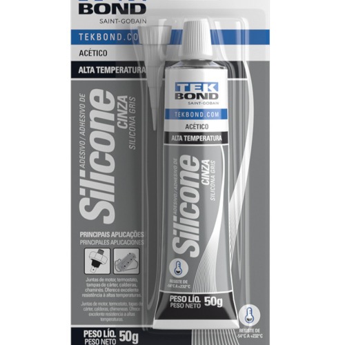 Silicone ac�tico para alta temperatura 50 gramas