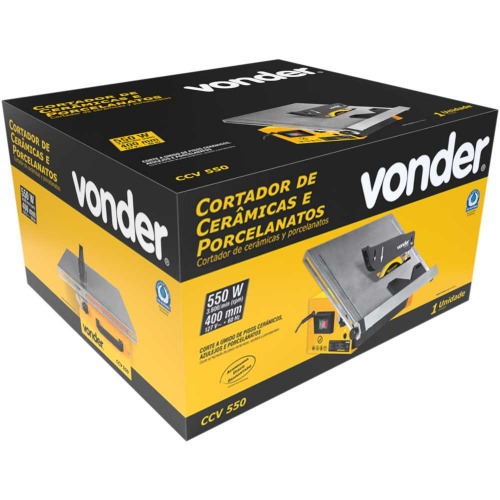 Cortador de piso e porcelanato portátil elétrico 550W 400 mm - CCV550 220V Cortador de piso e porcelanato portátil elétrico 550W 400 mm - CCV550 220V
