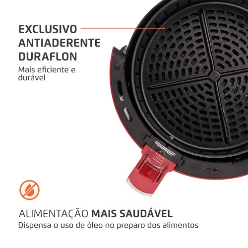 Fritadeira el�trica sem �leo Air Fryer 3,5L 1.500 Watts - AF-32-RI  110V