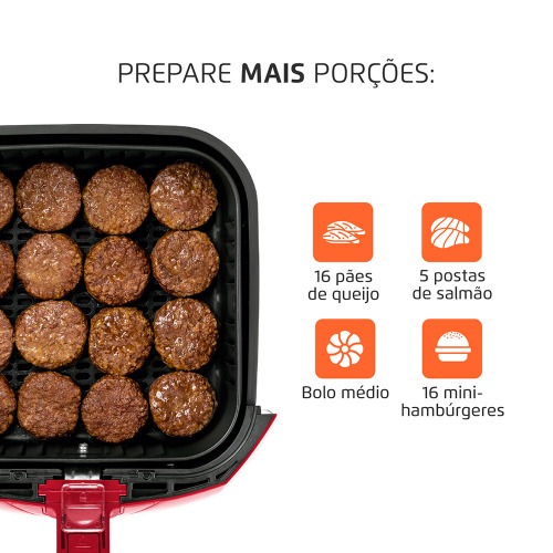 Fritadeira el�trica sem �leo Air Fryer 4L 1.500 Watts - AFN-40-RI  220V