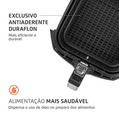 Fritadeira el�trica sem �leo Air Fryer 5L 1900W Grand Family Inox - AFN-50-BI  220V