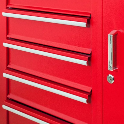 Bancada m�vel com 5 gavetas e porta lateral - RLL-277