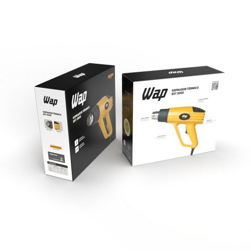 Soprador t�rmico 1500W 400 a 550�C 2 est�gios - EST 2000  110V