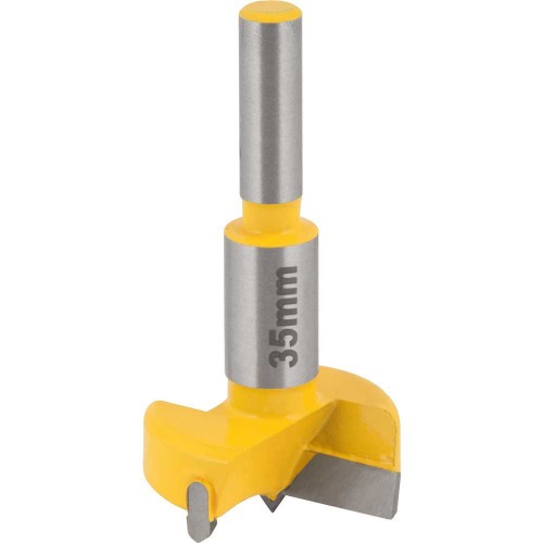 Fresa para dobradi�a tipo caneco com dentes de v�dea 35 mm