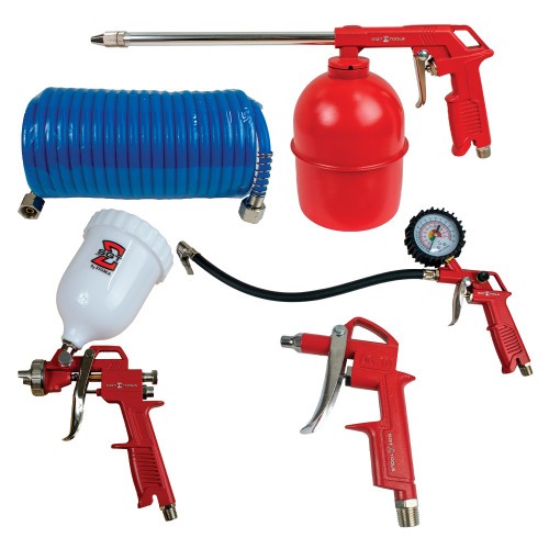 Kit de acessórios para compressor de ar com 5 peças Kit de acessórios para compressor de ar com 5 peças