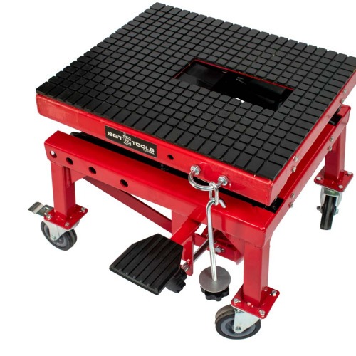 Elevador hidr�ulico para moto capacidade 135 Kg