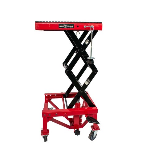 Elevador hidr�ulico para moto capacidade 135 Kg