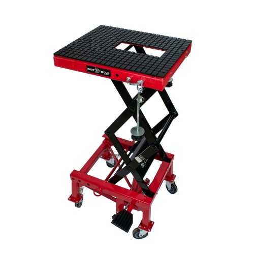 Elevador hidr�ulico para moto capacidade 135 Kg