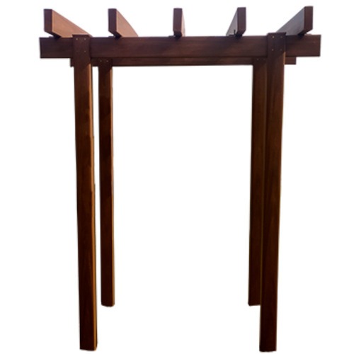 Pergolado em madeira pl�stica 2,00 x 1,50 x 2,50 m com perfil 150x60 mm ip�