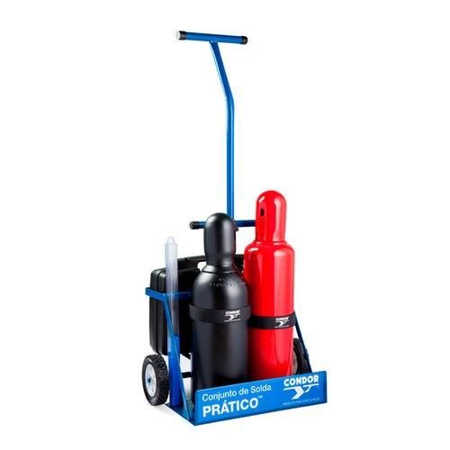 Conjunto de solda Oxig�nio/Acetileno Pr�tico - 407350