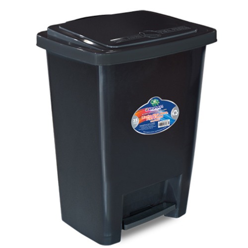 Lixeira pl�stica 35 litros com pedal - 25867