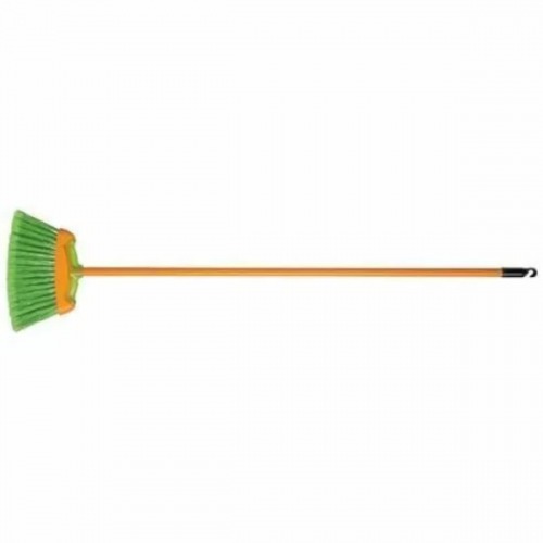 Vassoura pl�stica com cabo - NOVI�A PRO