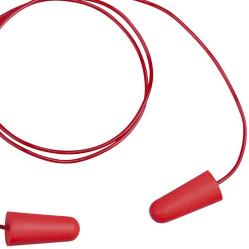Protetor auditivo de espuma tipo plug com cordão - CONICCO2 Protetor auditivo de espuma tipo plug com cordão - CONICCO2