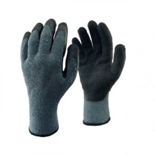 Luva de tecido tricotado com palma em borracha - 012273212 Luva de tecido tricotado com palma em borracha - 012273212
