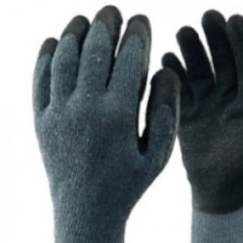 Luva de tecido tricotado com palma em borracha - 012273212 Luva de tecido tricotado com palma em borracha - 012273212