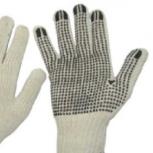 Luva de malha pigmentada