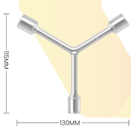 Chave 3 pontas soquetes ninja 10 x 11 x 13mm - BOM-1223 Chave 3 pontas soquetes ninja 10 x 11 x 13mm - BOM-1223