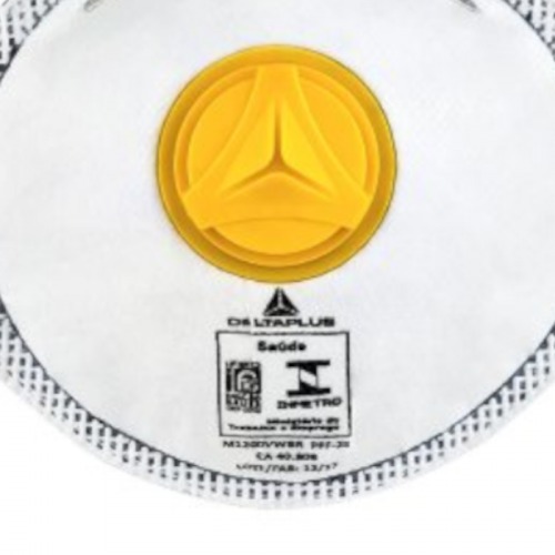 Kit 10 M�scaras contra poeiras e n�voas com v�lvula carv�o ativado N95 PFF2 - CONFORT