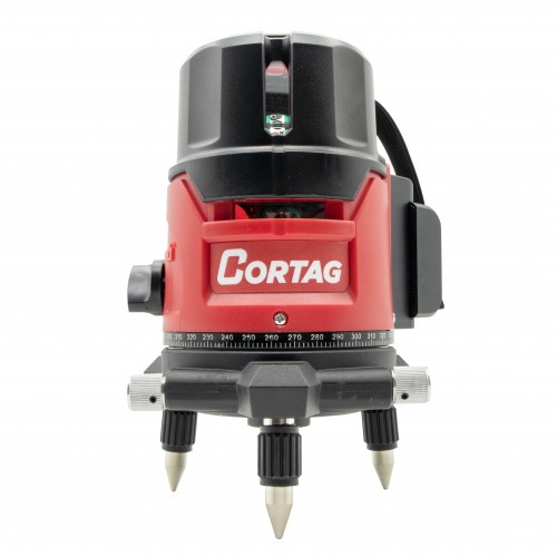 N�vel a laser verde pendular girat�rio a bateria 5 linhas 15 m com maleta e 2 baterias - NLC 817  110V/220V