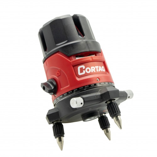 N�vel a laser verde pendular girat�rio a bateria 5 linhas 15 m com maleta e 2 baterias - NLC 817  110V/220V