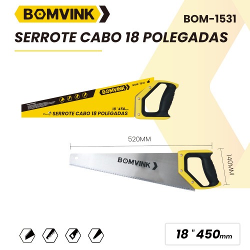 Serrote com l�mina de 18