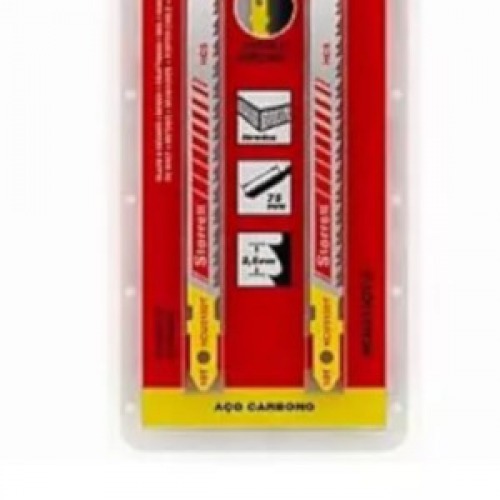 L�mina serra tico tico 82 mm 14 dentes para madeira 2 pe�as - HCU214S-2