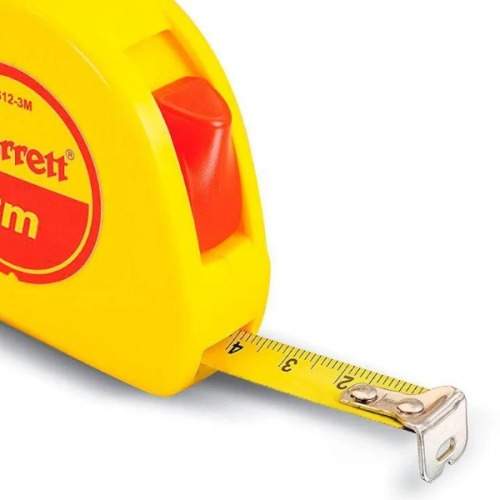 Trena com fita de a�o 13 mm x 3 m com trava - T12-3