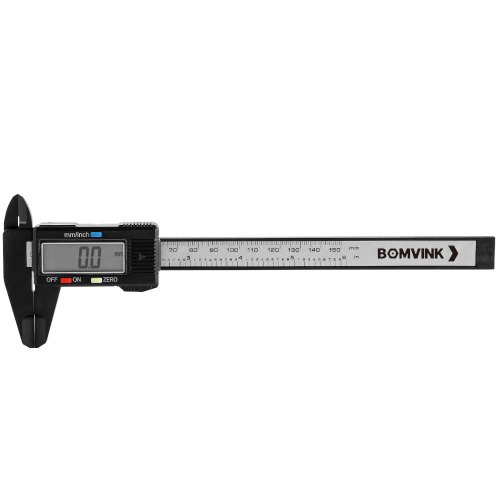 Paqu�metro digital capacidade de 150 mm leitura de 0,01 mm - BOM-6502