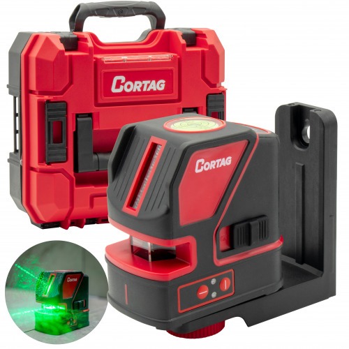 N�vel a laser verde pendular 2 linhas a bateria 20 m com maleta - NLC 818  110V/220V