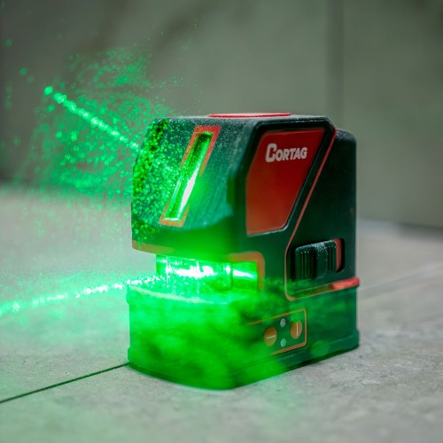 N�vel a laser verde pendular 2 linhas a bateria 20 m com maleta - NLC 818  110V/220V