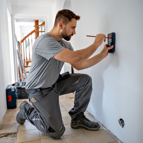 Detector de materiais com profundidade de 12 cm - GMS 120-27