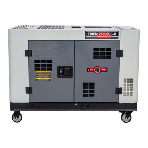 Gerador de energia 10 Kva a diesel cabinado partida el�trica monof�sico - TDWG12000SGE-N  110V/220V