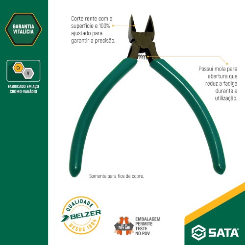 Alicate de corte diagonal rente 5