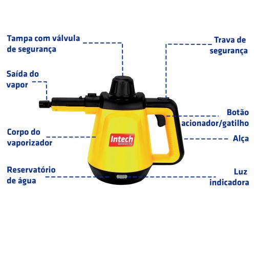 Vaporizador higienizador 1200 Watts - Vapor Top Clean  220V