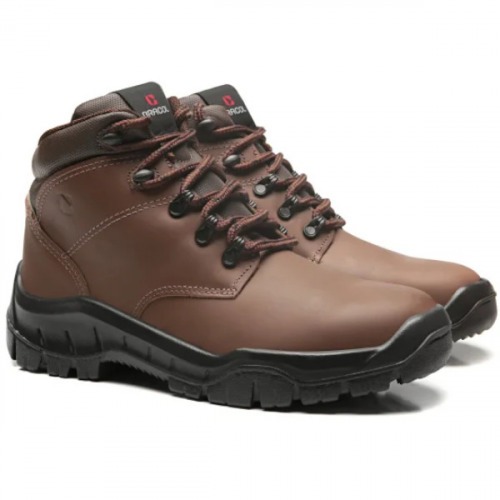 Botina bidensidade couro vaqueta com cadar�o - WVDG